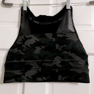 Zyia All Star sports bra Camo.  Size L